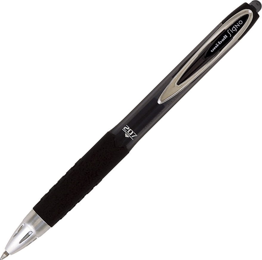Uni-Ball Signo UMN-207 Rollerpen | F | Sort
