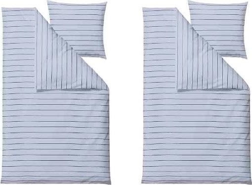 Södahl Line sengesæt 140x220 cm linen blue, 2 sæt