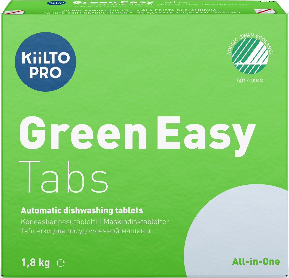 Kiilto Pro Opvasketabs | Easy Green | 100 stk