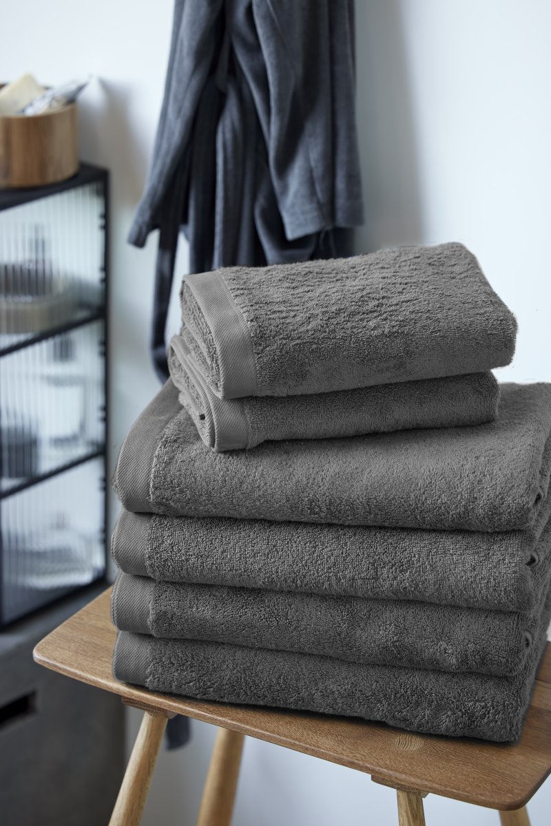 Södahl Comfort Organic håndklæder grå, 6 stk.