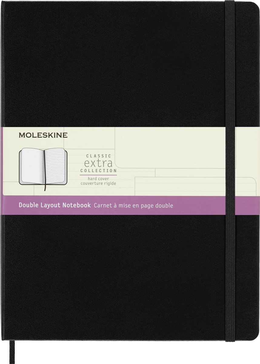 Moleskine Clas. H Notesbog | XL | Mix | Sort