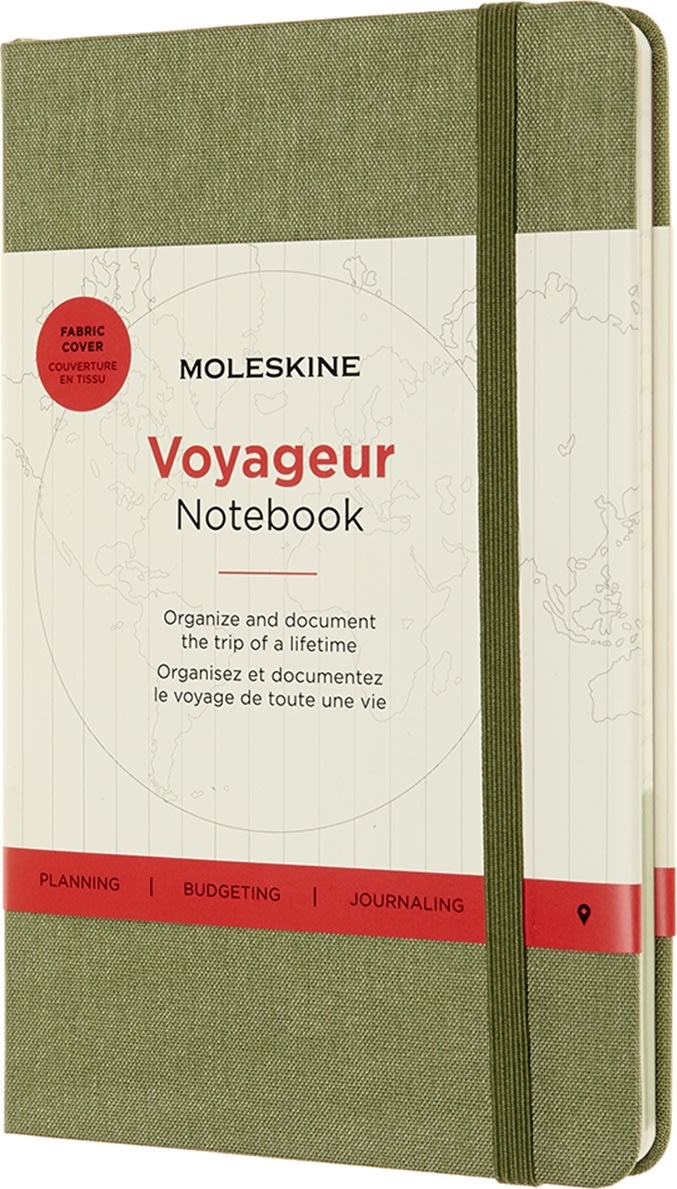 Moleskine Voyageur Traveller | Grøn