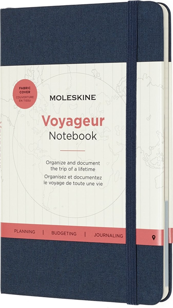 Moleskine Voyageur Traveller | Blå