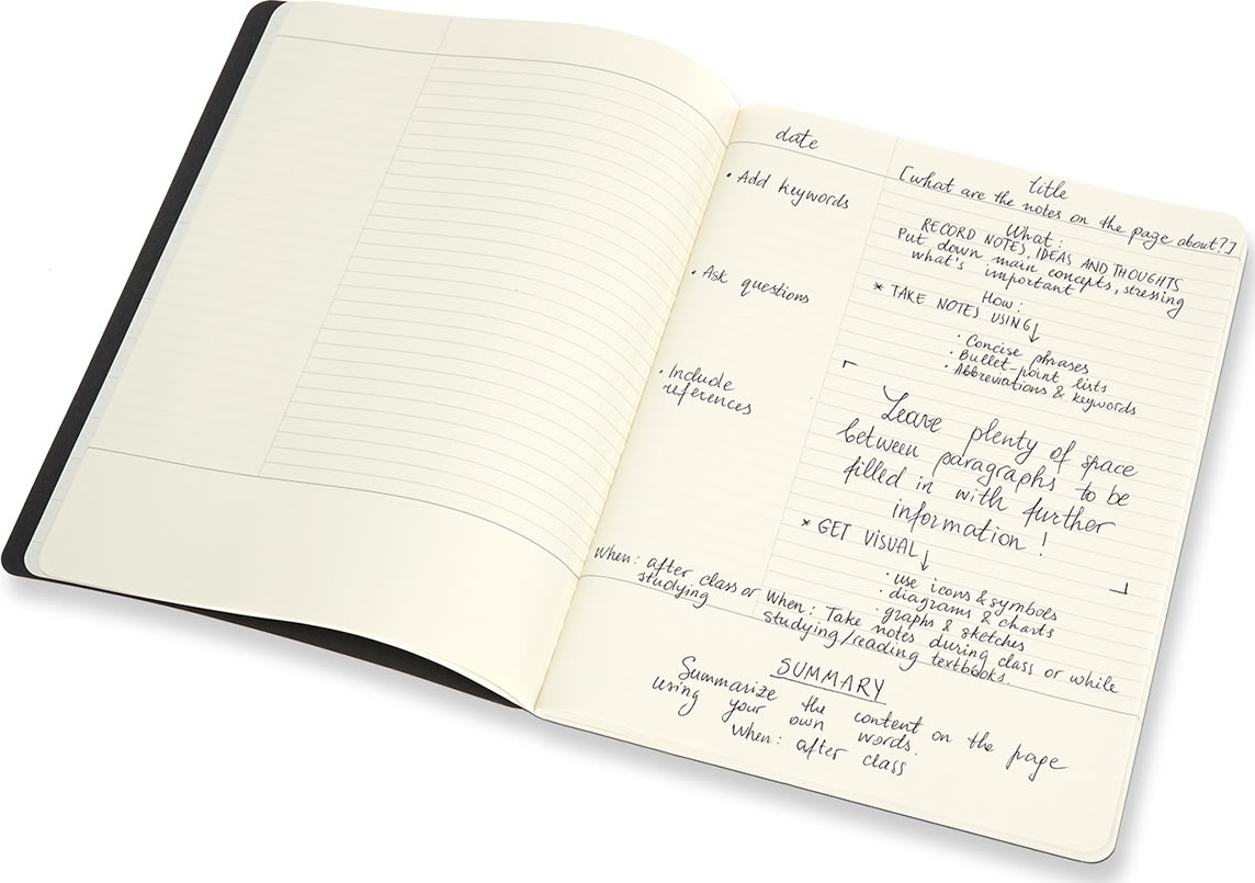 Moleskine Cahier S Notesbog | A4 | Sub. | Sort/Bru