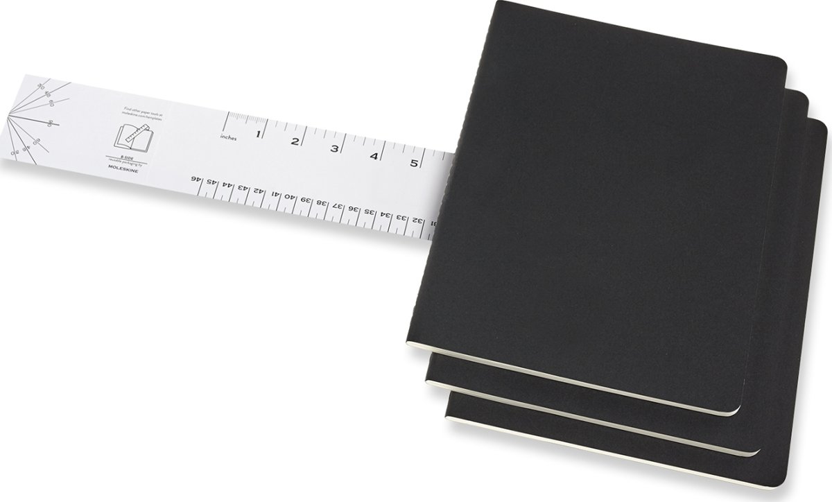 Moleskine Cahier Notesbog | XL | Dot. | Sort