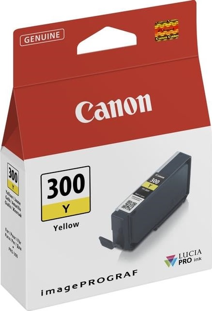 Canon PFI-300Y blækpatron, gul