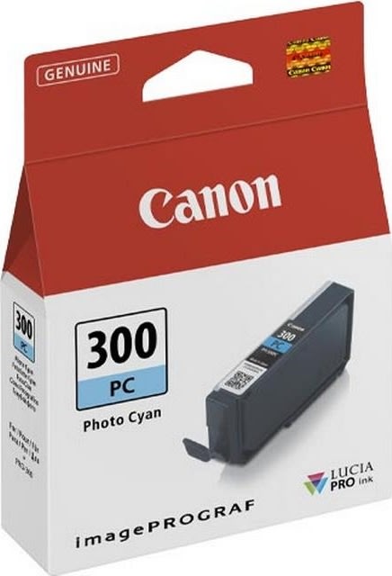 Canon PFI-300PC blækpatron, fotocyan