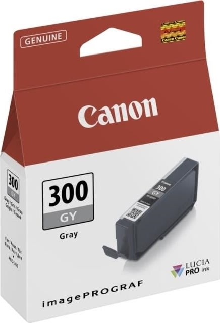 Canon PFI-300GY blækpatron, grå