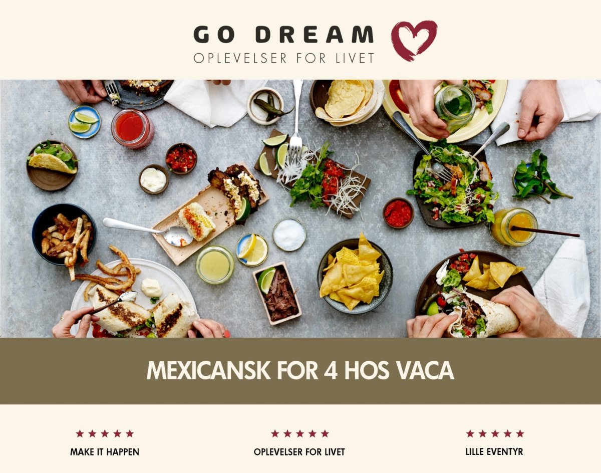 Oplevelsesgave - Mexicansk for 4 hos VACA