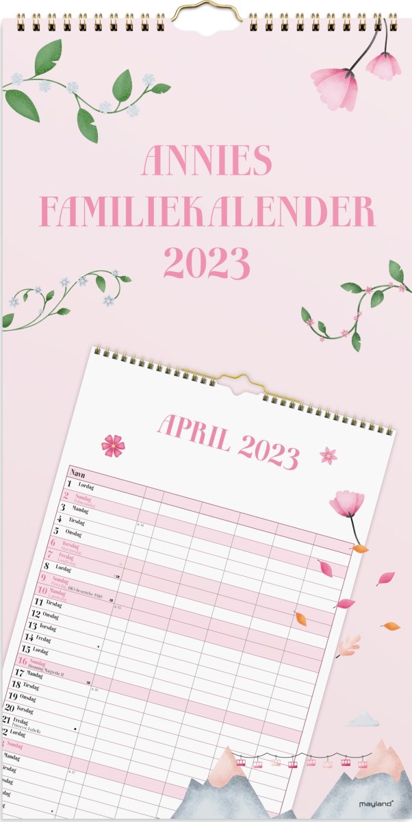 Mayland 2023 Annies familiekalender