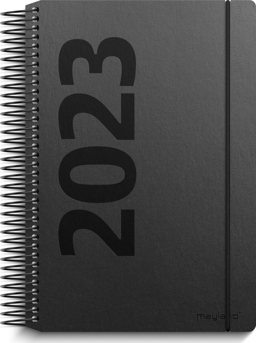 Mayland 2023 Sort spiralkalender | 1-dag | Karton