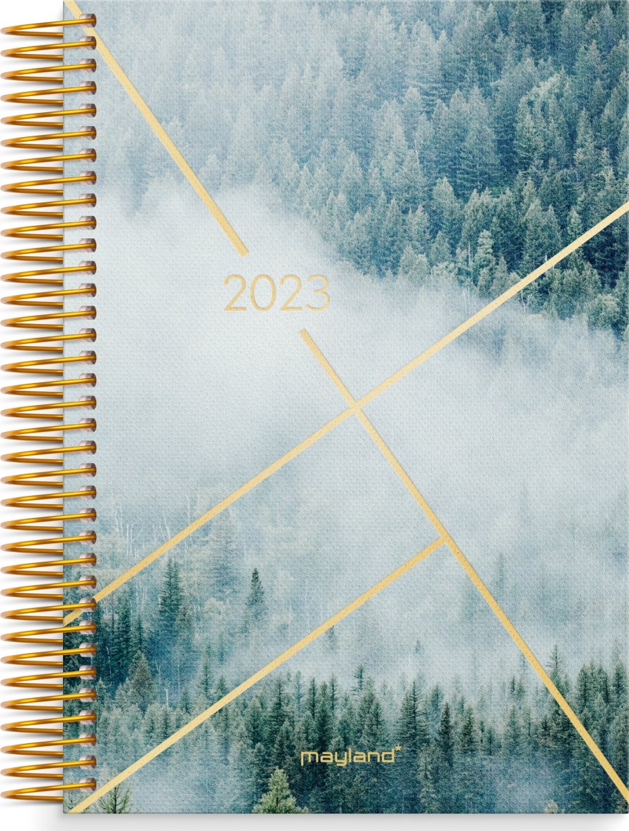 Mayland 2023 Spiralkalender | Tekstilpræg | 1 dag