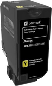 Lexmark CS725 lasertoner, gul, 12.000s