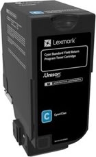 Lexmark CS720 lasertoner (return), blå, 7.000s