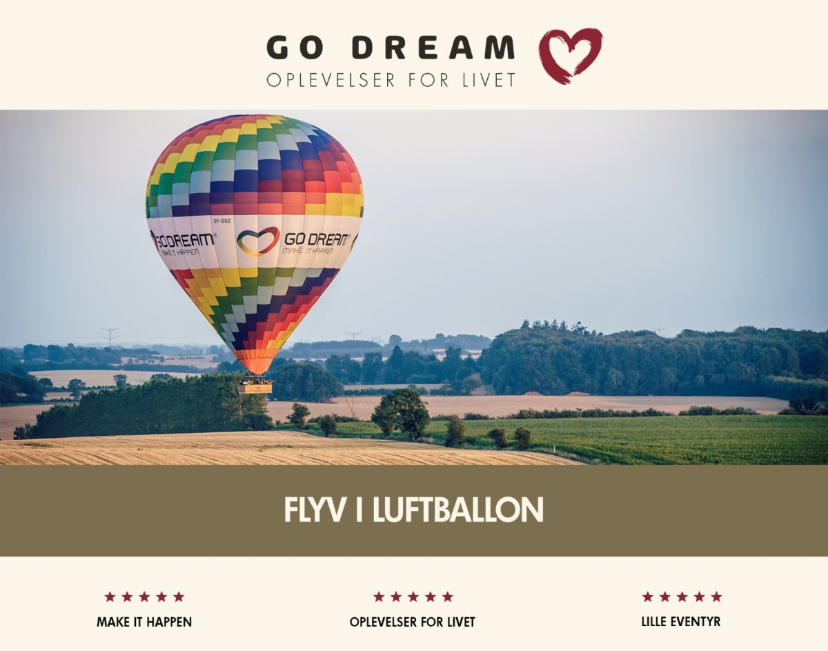 Oplevelsesgave - Flyv i luftballon