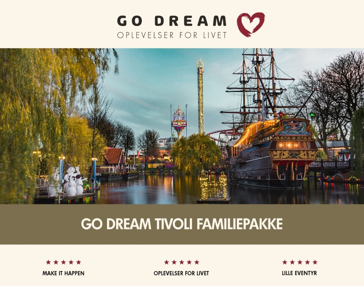 Go Dream Tivoli Familiepakke