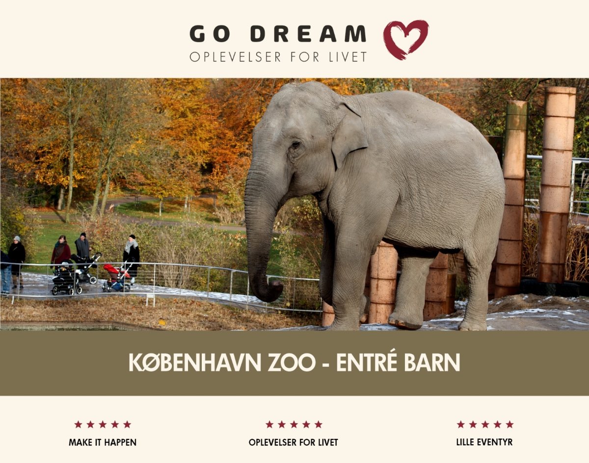 Oplevelsesgave - København Zoo, Entre Barn