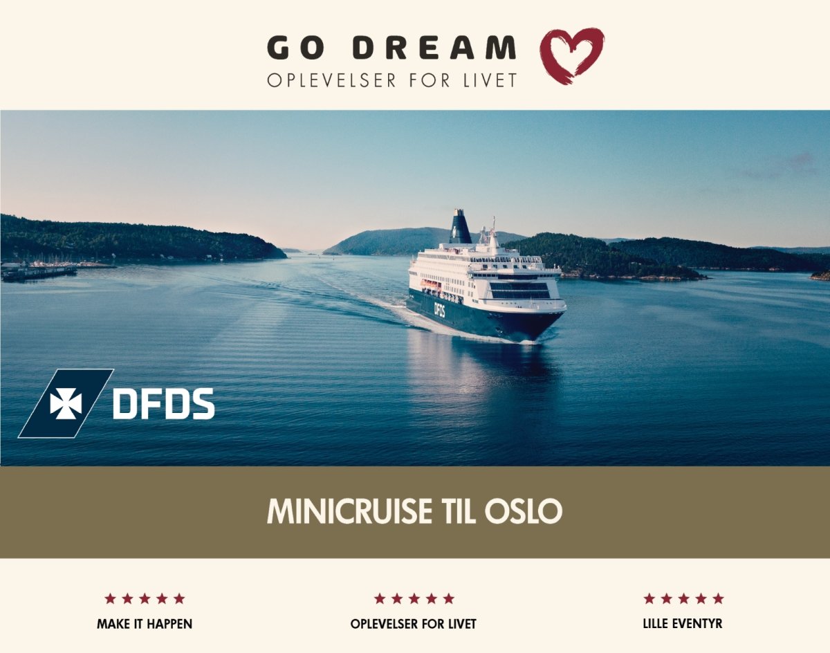 Oplevelsesgave - Minicruise til Oslo