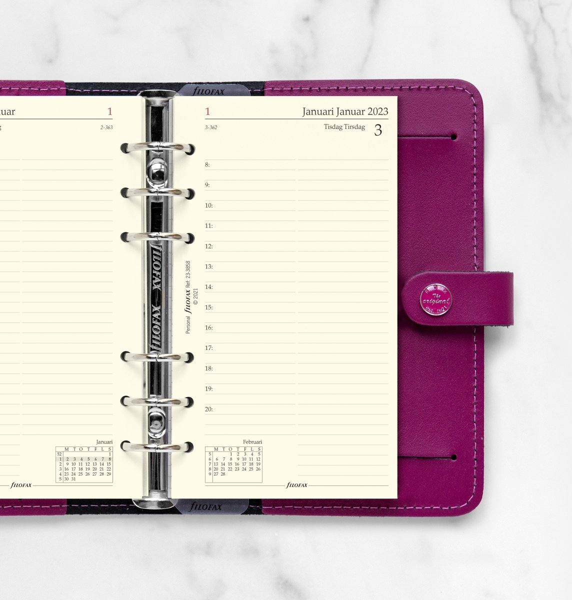 Filofax 2023 Refill | Personal | Dag