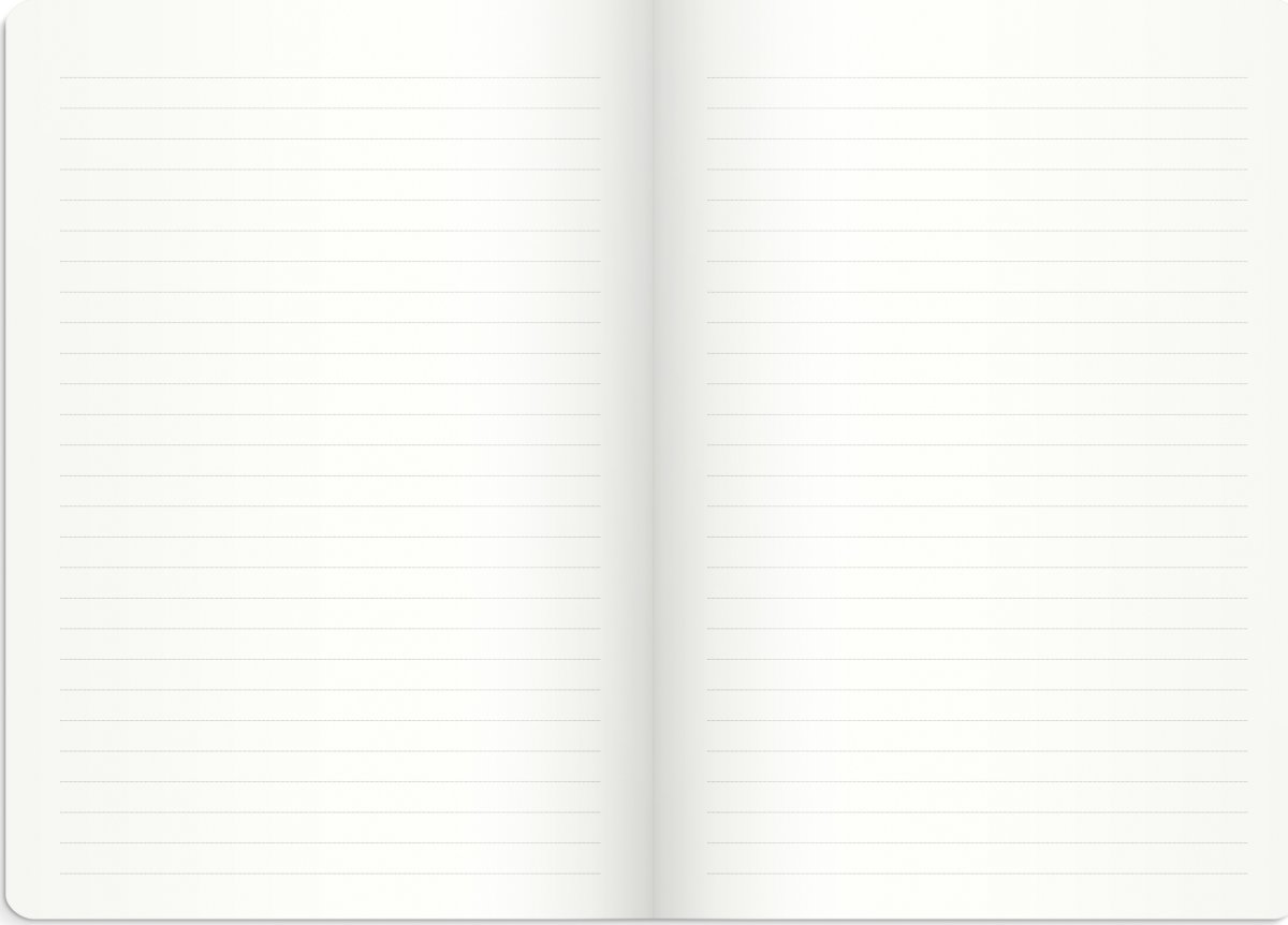 Burde Deluxe Notesbog, A5, linjeret, floral