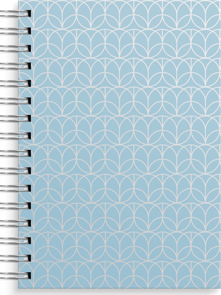 Burde Notesbog, A5, linjeret, circles