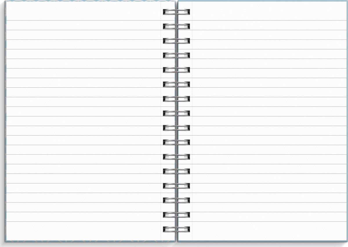 Burde Notesbog, A5, linjeret, circles