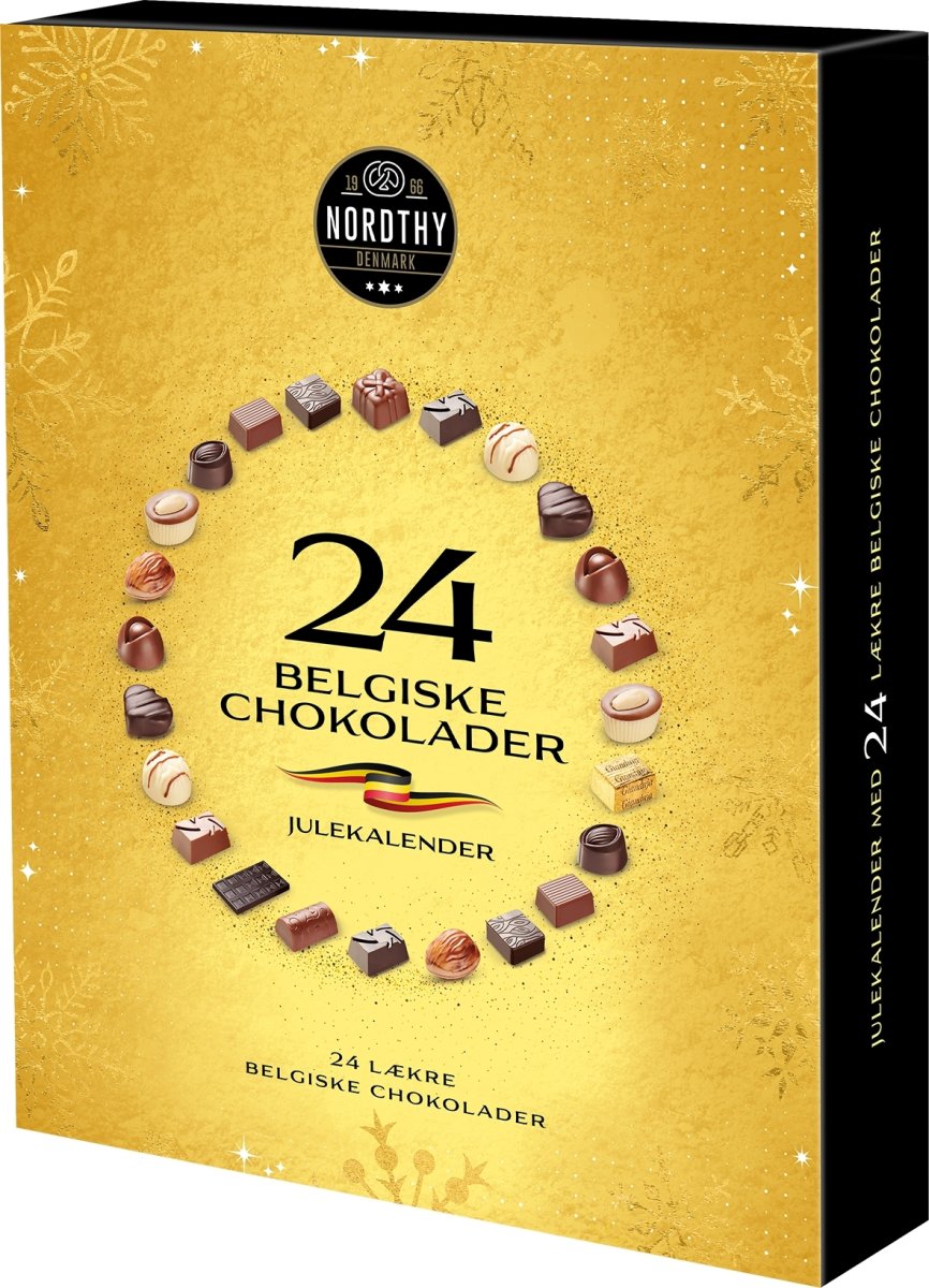 Nordthy Belgisk Chokolade Julekalender