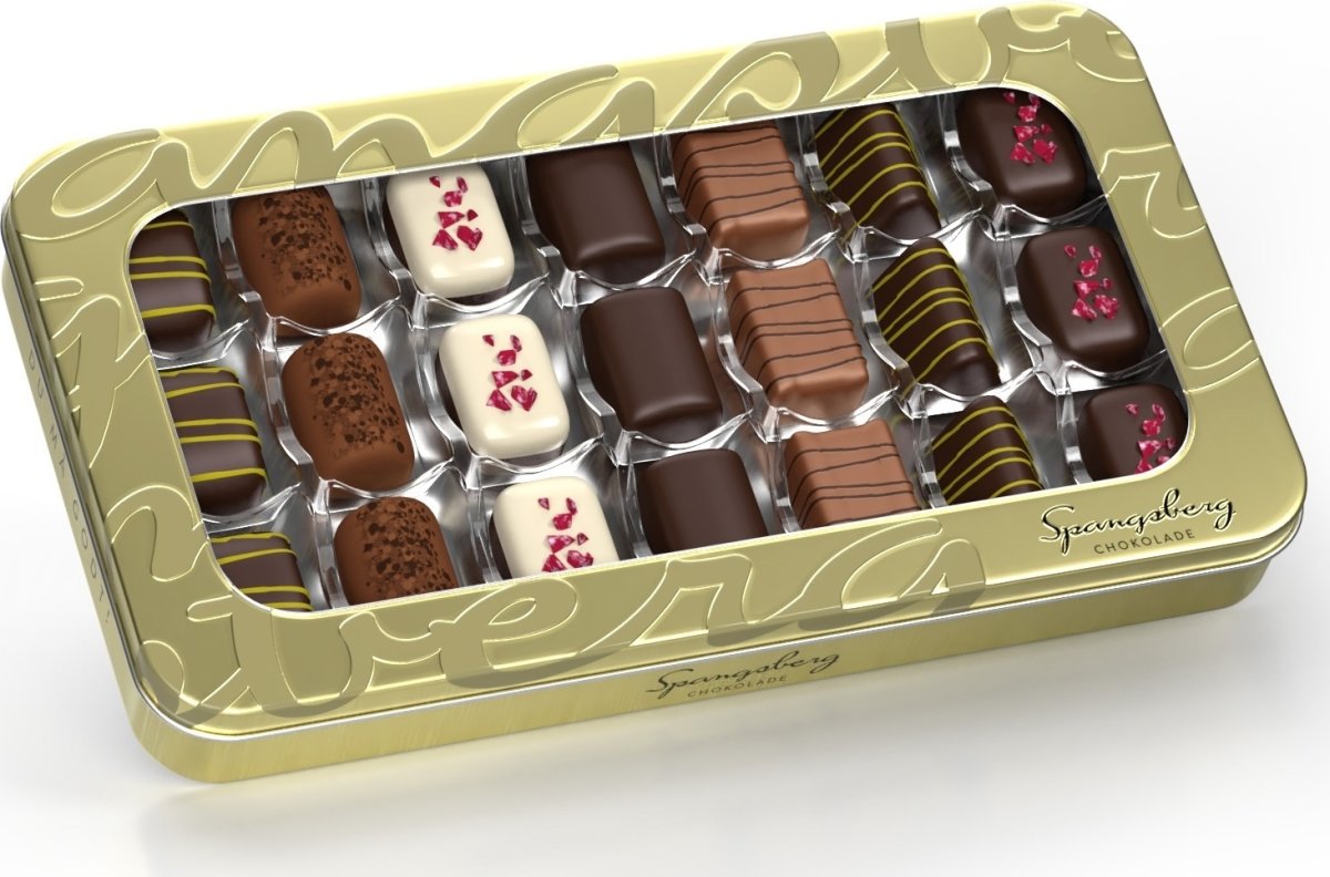 Spangsberg Chokolade Gaveæske, 214 g