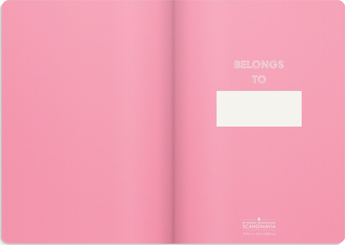Burde Notebook Deluxe | A5 | Pink