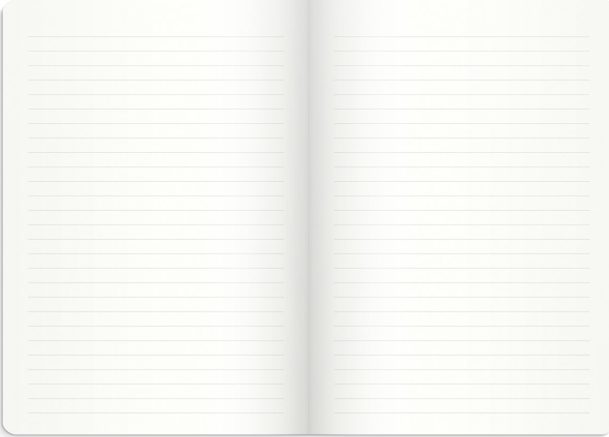 Burde Deluxe Notesbog, A5, linjeret, green