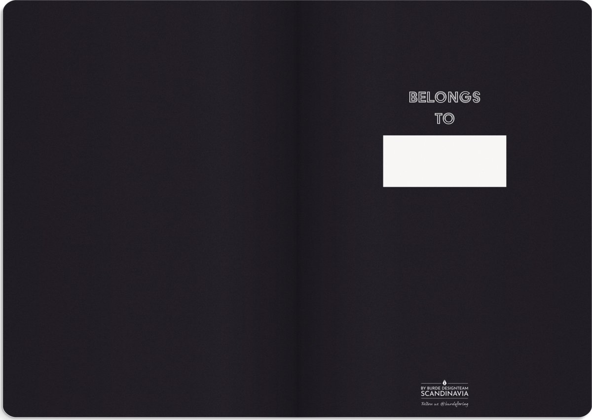 Burde Notebook Deluxe | B5 | Black