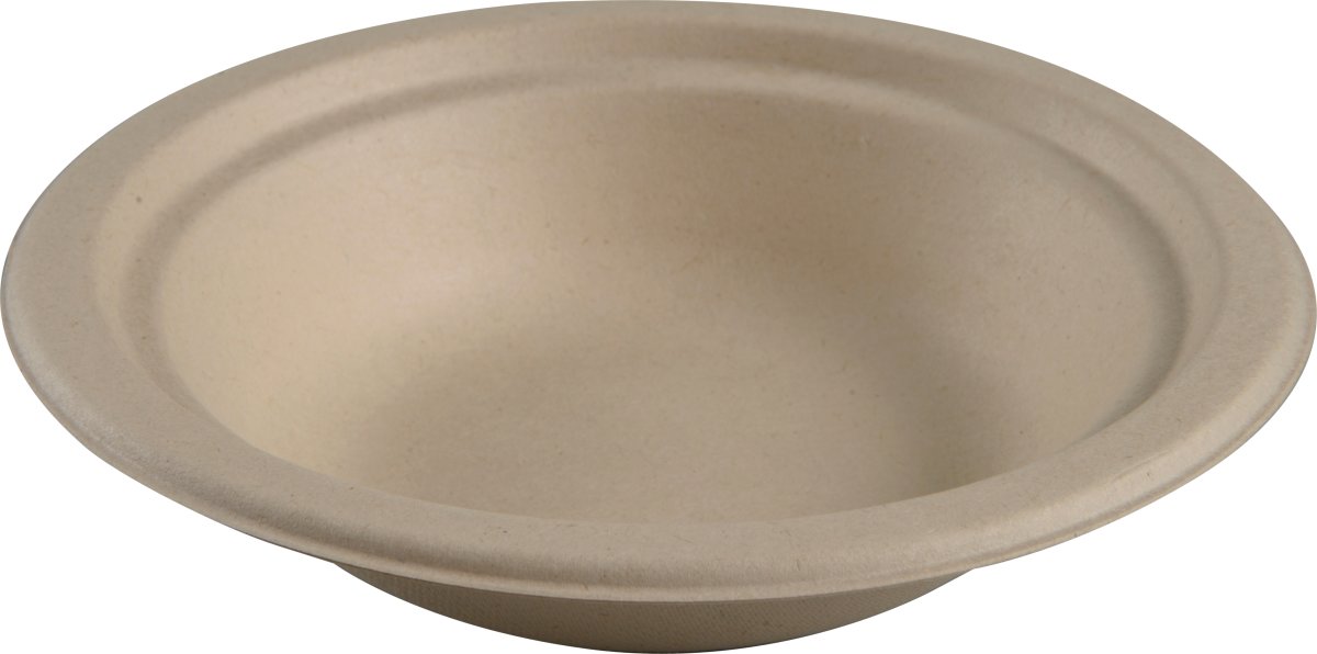 Engangsskål, Bagasse, 400 ml, 50 stk.