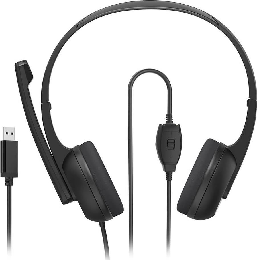 HAMA Headset On-Ear HS-USB250 V2, sort