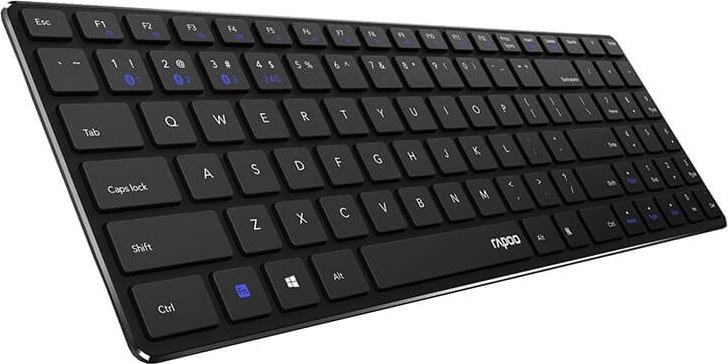 RAPOO E9100M Multi-Mode trådløst keyboard, sort