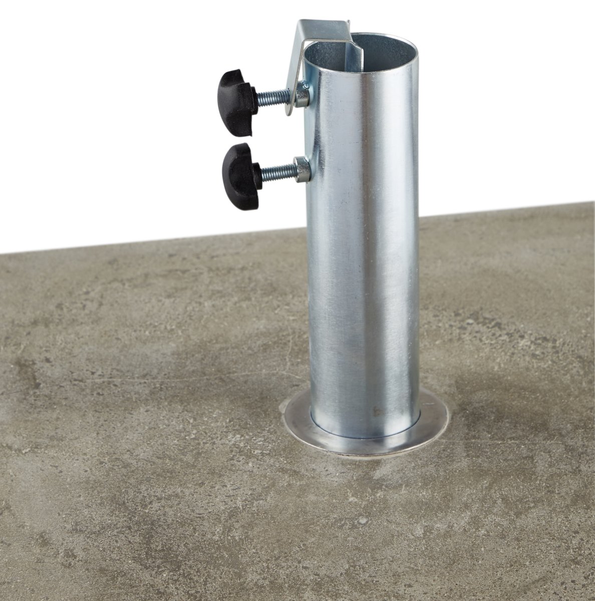 Parasolfod 40 kg - 50x50 i beton, Grå