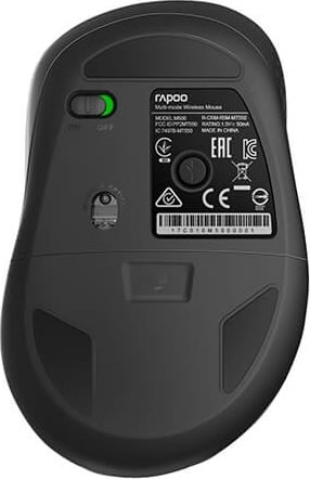 RAPOO M500 Multi-Mode trådløs optisk mus, sort