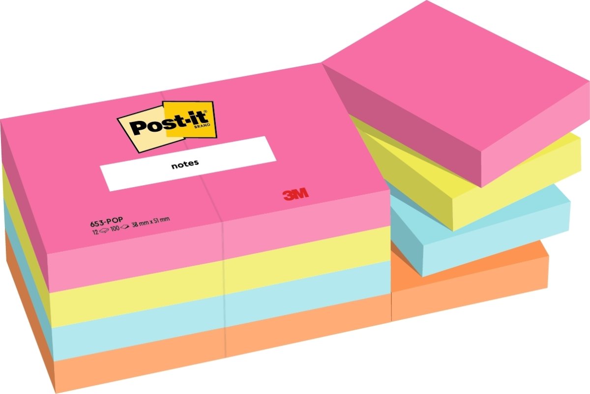 Post-it Super Sticky Notes | Popt. | 38x51 mm
