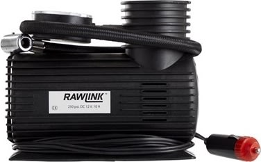 Rawlink luftpumpe, 12v m/ 3 løse nipler
