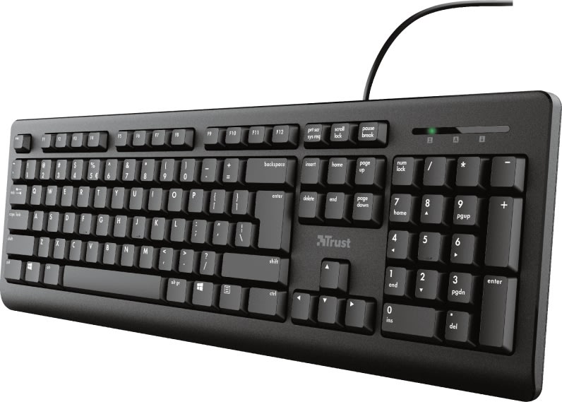 Trust TK-150 Keyboard, Nordisk