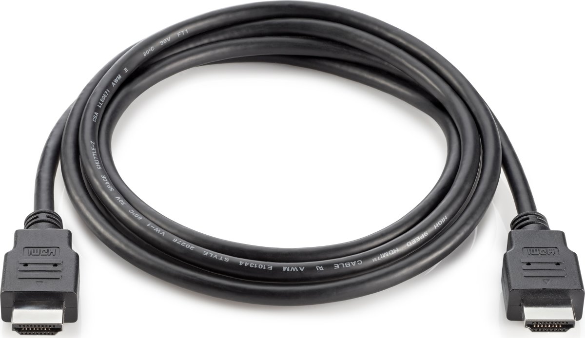 HP HDMI-standard kabel 1,8 m., sort