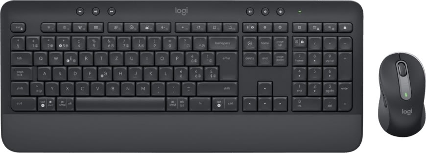 Logitech Signature MK650 Tastatur og mus-sæt, sort