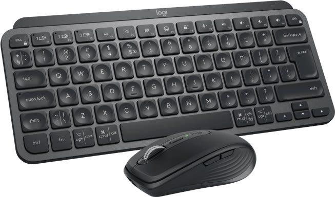 Logitech MX Keys Mini Tastatur og mus-sæt, sort