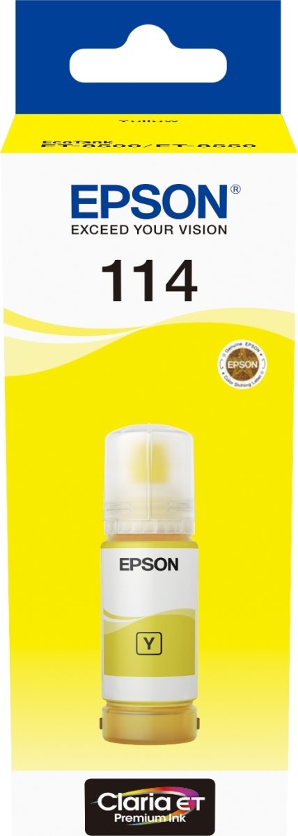 Epson 114 blækpatron, gul