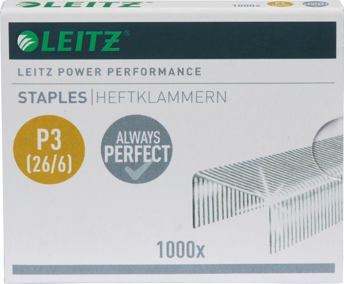 Leitz Hæfteklamme | P3 | 26/6 | 1000 stk.