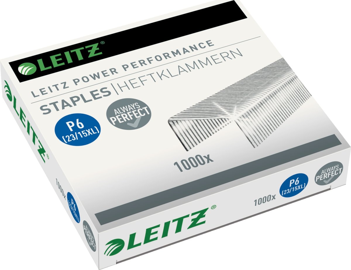 Leitz Hæfteklamme | P6 | 23/15XL | 1000 stk.