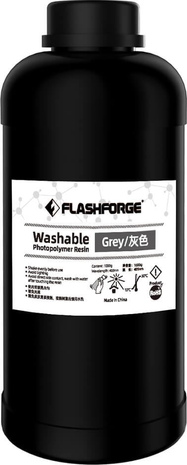 Flashforge 3D-print resin, 1 liter, grå