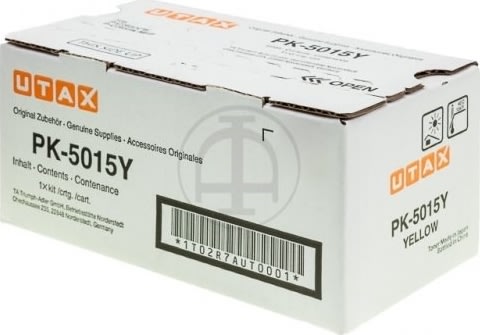 UTAX PK-5015Y lasertoner, gul, 3.000 sider