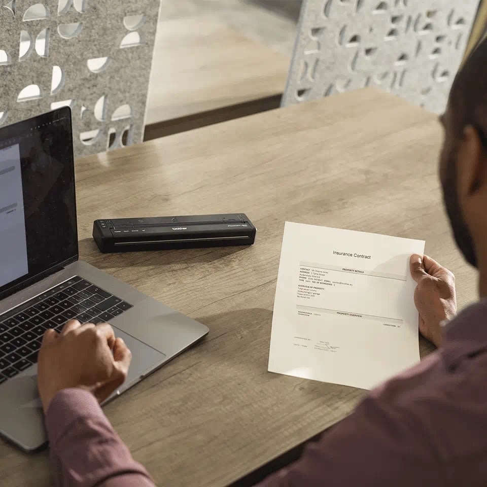 DEMO Brother PJ-823 Mobil A4-printer 300 DPI USB-C