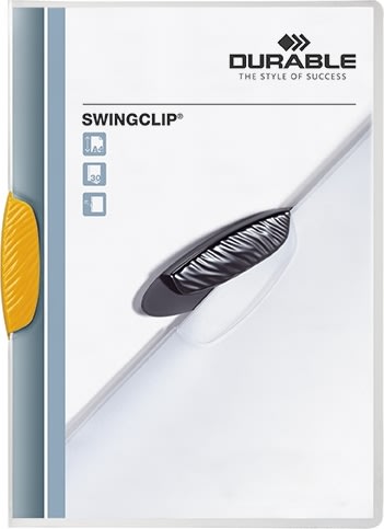 Durable Swingclip Clipmappe | A4 | Gul