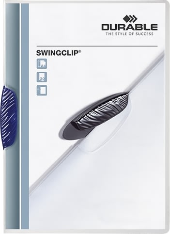 Durable Swingclip Clipmappe | A4 | Mørkeblå